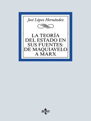 cover image of La teoría del Estado en sus fuentes